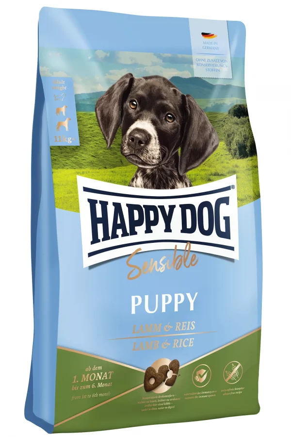 fit and well_sensible puppy food_happydog